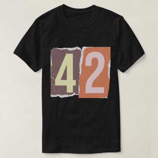 ナンバー マガジン 身代金 42 Tシャツ (デザイン正面)