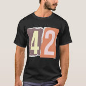ナンバー マガジン 身代金 42 Tシャツ (正面)