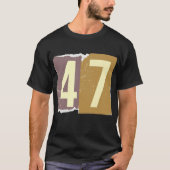 ナンバー マガジン 身代金 47 Tシャツ (正面)