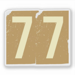 ナンバー マガジン 身代金 77 シール