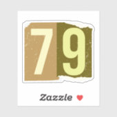 ナンバー マガジン 身代金 79 シール (シート)
