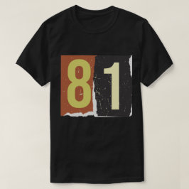 ナンバー マガジン 身代金 81 Tシャツ