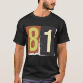 ナンバー マガジン 身代金 81 Tシャツ (正面)