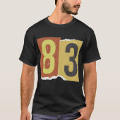 ナンバー マガジン 身代金 83 Tシャツ (正面)