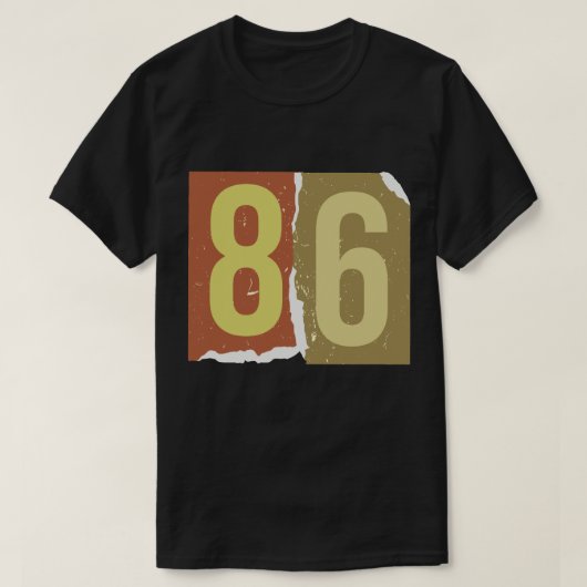 ナンバー マガジン 身代金 86 Tシャツ (デザイン正面)