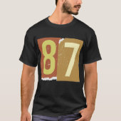 ナンバー マガジン 身代金 87 Tシャツ (正面)