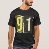 ナンバー マガジン 身代金 91 Tシャツ (正面)