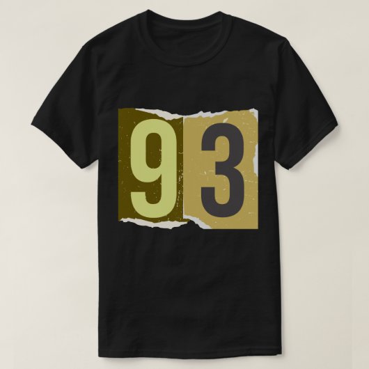 ナンバー マガジン 身代金 93 Tシャツ (デザイン正面)