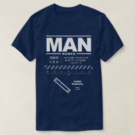 ナンパ市営空港 MAN Tシャツ