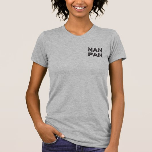 ナンファンTシャツ - 女性用スリムカット Tシャツ (正面)