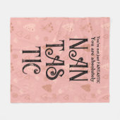 ナン最高の フリースブランケット (正面(横))