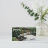 ナン月曜日: 東洋の庭 名刺 (スタンド正面)