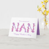 ナン水彩オーキカスタムッドマザーズデイカード カード (黄色い花)