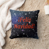 ナヴィダス！rfでのメリークリスマススペインの クッション (ブランケット)