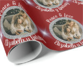 ナヴィダデス・デ・フォートグラフィア・デ・プラタ・レドンダ・イ・ロホ・デ ラッピングペーパー (ロールコーナー)