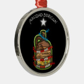 ナヴィダボリチャプエルトリコメリークリスマス メタルオーナメント (右)