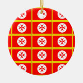 ナヴィータスカニーメディチの旗 セラミックオーナメント (正面)