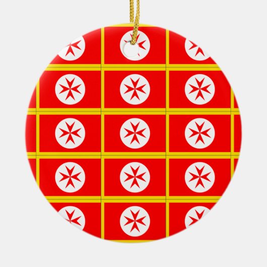 ナヴィータスカニーメディチの旗 セラミックオーナメント (正面)