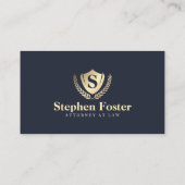 ナヴィーブルー金ゴールドはかりで測弁護士 名刺 (裏面)