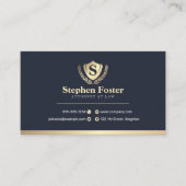 ナヴィーブルー金ゴールドはかりで測弁護士 名刺 (正面)