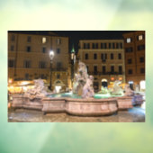 ナヴォナ広場の海王星の泉 – ローマ ウィンドウサイン (シート3)