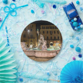 ナヴォナ広場の海王星の泉 – ローマ ペーパープレート (パーティー)