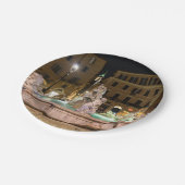 ナヴォナ広場の海王星の泉 – ローマ ペーパープレート (アングル)