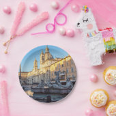 ナヴォナ広場の海王星の泉 – ローマ ペーパープレート (パーティー)