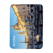 ナヴォナ広場の海王星の泉 – ローマ マグネット (縦)