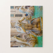 ナヴォーナローマイタリア広場。 ジグソーパズル (縦)