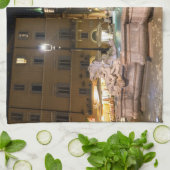 ナヴォーナ広場のネプチューンの噴水 - ローマ キッチンタオル (折り畳み)