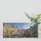 ナヴォーナ広場、ローマのアートカスタム招待 招待状 (スタンド正面)