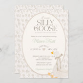 ナーサリーライム シリーゴース 赤ちゃんのお披露目招待状 招待状 (正面/裏面)