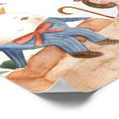 ナーサリーライム ベビーシャワー ウェルカムサイン ポスター (角)