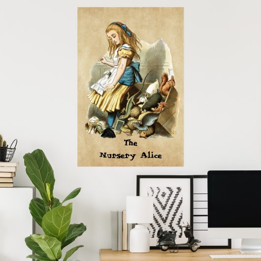 『ナーサリー・アリス』、『不思議の国のアリス』 ポスター (ホームオフィス)