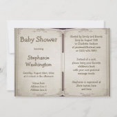 ナーサリー・ライムズで遊ぼう！ブックベイビーシャワー 招待状 (裏面)