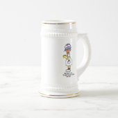ナースおもしろいがTシャツとギフトに優しい ビールジョッキ (正面右)