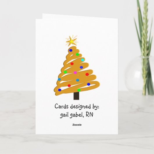 ナースおもしろいクリスマスカード シーズンカード (裏面)