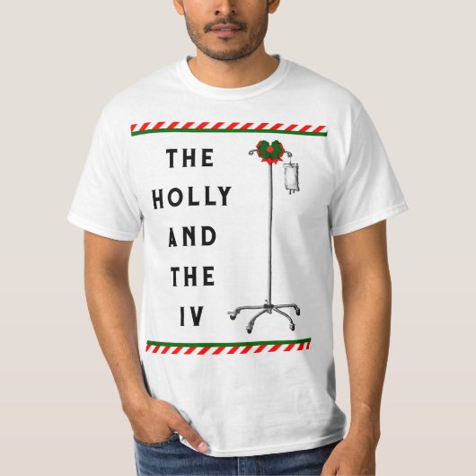 ナースおもしろいクリスマス Tシャツ (正面)