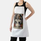 ナースおもしろいスケルトンタロットカードハロウィーン看護 エプロン (インサイチュ)