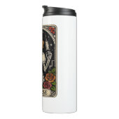 ナースおもしろいスケルトンタロットカードハロウィーン看護 タンブラー (回転右)