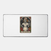 ナースおもしろいスケルトンタロットカードハロウィーン看護 デスクマット (正面)