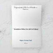 ナースおもしろいデートリパノビアカード カード (内部)