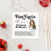 ナースおもしろいファクト卒業写真 スタンダードカクテルナプキン (インサイチュ)