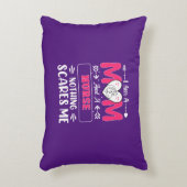 ナースおもしろいママ、ナースママおもしろい引用文 アクセントクッション (正面(垂直))