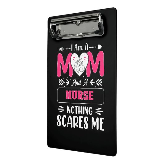 ナースおもしろいママ、ナースママおもしろい引用文 ミニクリップボード (アングル2)