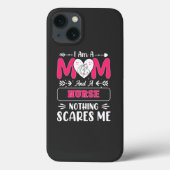 ナースおもしろいママ、ナースママおもしろい引用文 Case-Mate iPhoneケース (裏面)