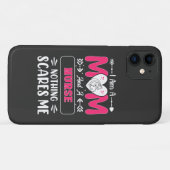 ナースおもしろいママ、ナースママおもしろい引用文 Case-Mate iPhoneケース (裏面(横))