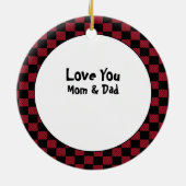 ナースおもしろいマンガ民族休日バジェットギフト セラミックオーナメント (裏面)