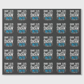 ナースおもしろいユーモア医師アシスタントジョーク ラッピングペーパー (フラット)